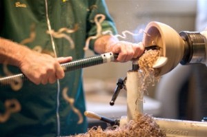 Woodturning at Brookfield Craft Center