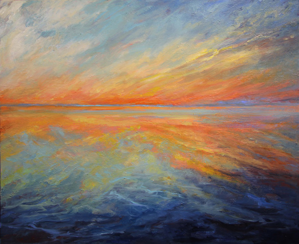 Joanne Conant - Orange Glow – Oil Painting